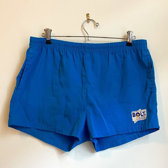 Vintage 90s Bolt Swim Shorts - Picture 1 of 5